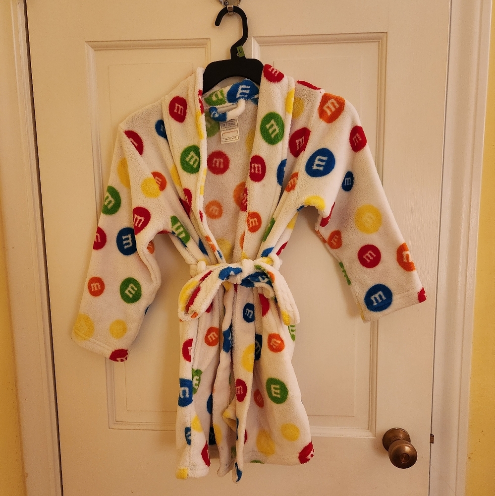 M&Ms kid's bathrobe